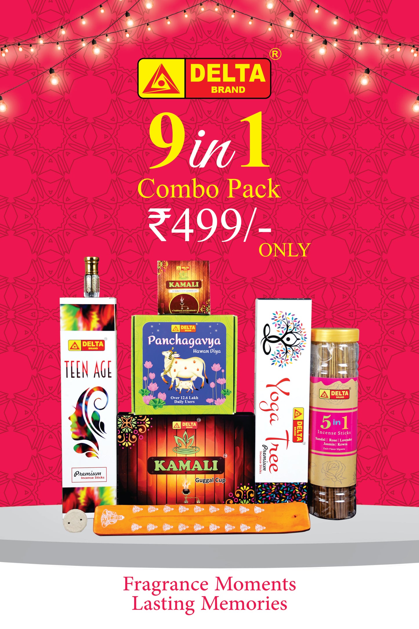 Delta Brand 9 in 1 Combo Pack