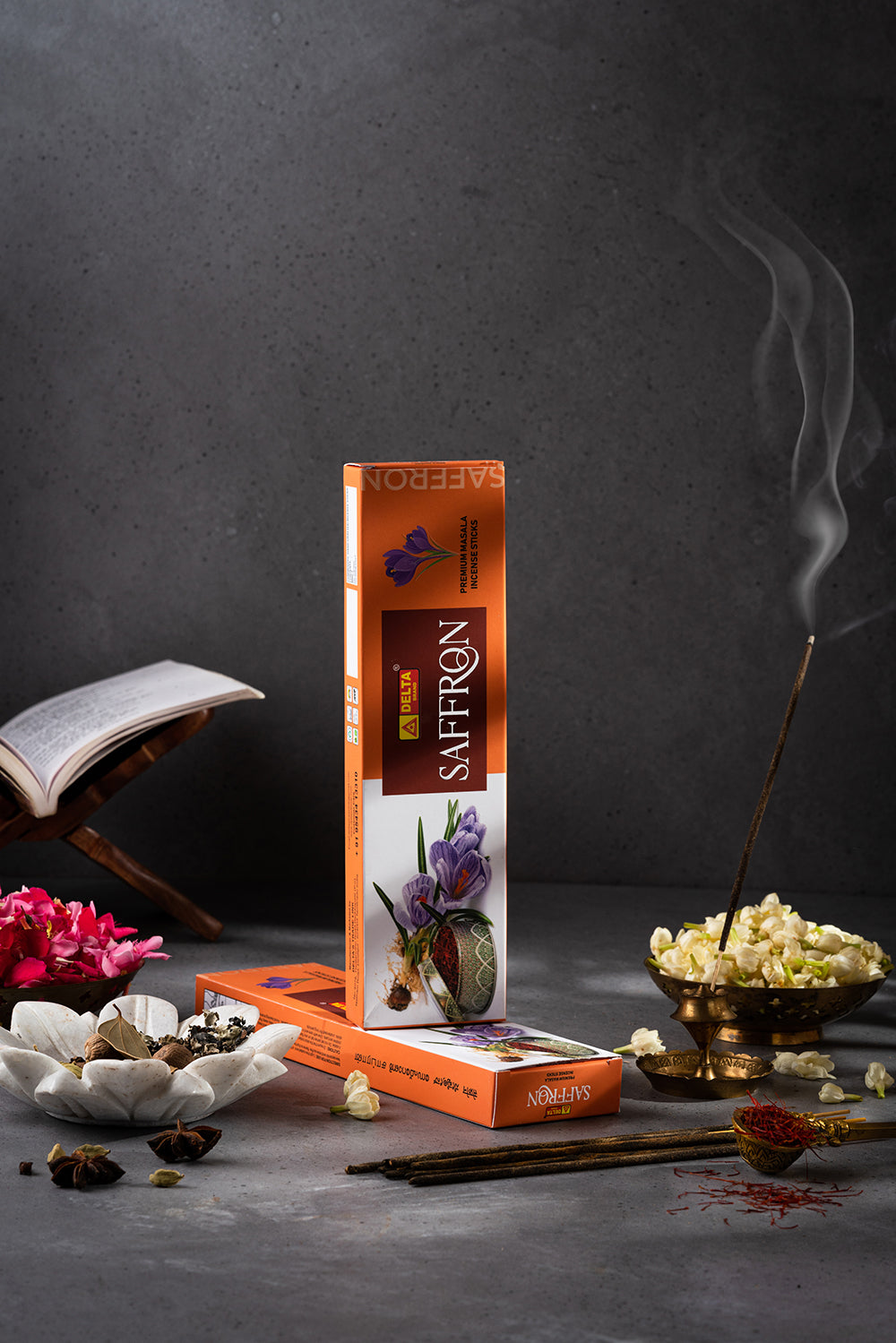Saffron Premium Masala Incense Sticks